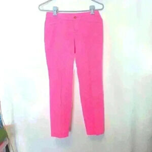 Lilly Pulitzer classic pink skinny ankle pants.  Size 0.
